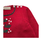 LA STUPENDERIA maglia girocollo tinta unita con ricami Rosso per Neonato WCPL61X ROSSO LA STUPENDERIA 