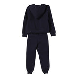 MOSCHINO completo 2pz in tuta felpa-pantalone tinta unita Blu per Bambino HUK03X BLU MOSCHINO 
