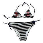 Saint Barth Costume 2 Pezzi Triangolo-Slip per Bambina 00890L BIANCO SAINT BARTH 