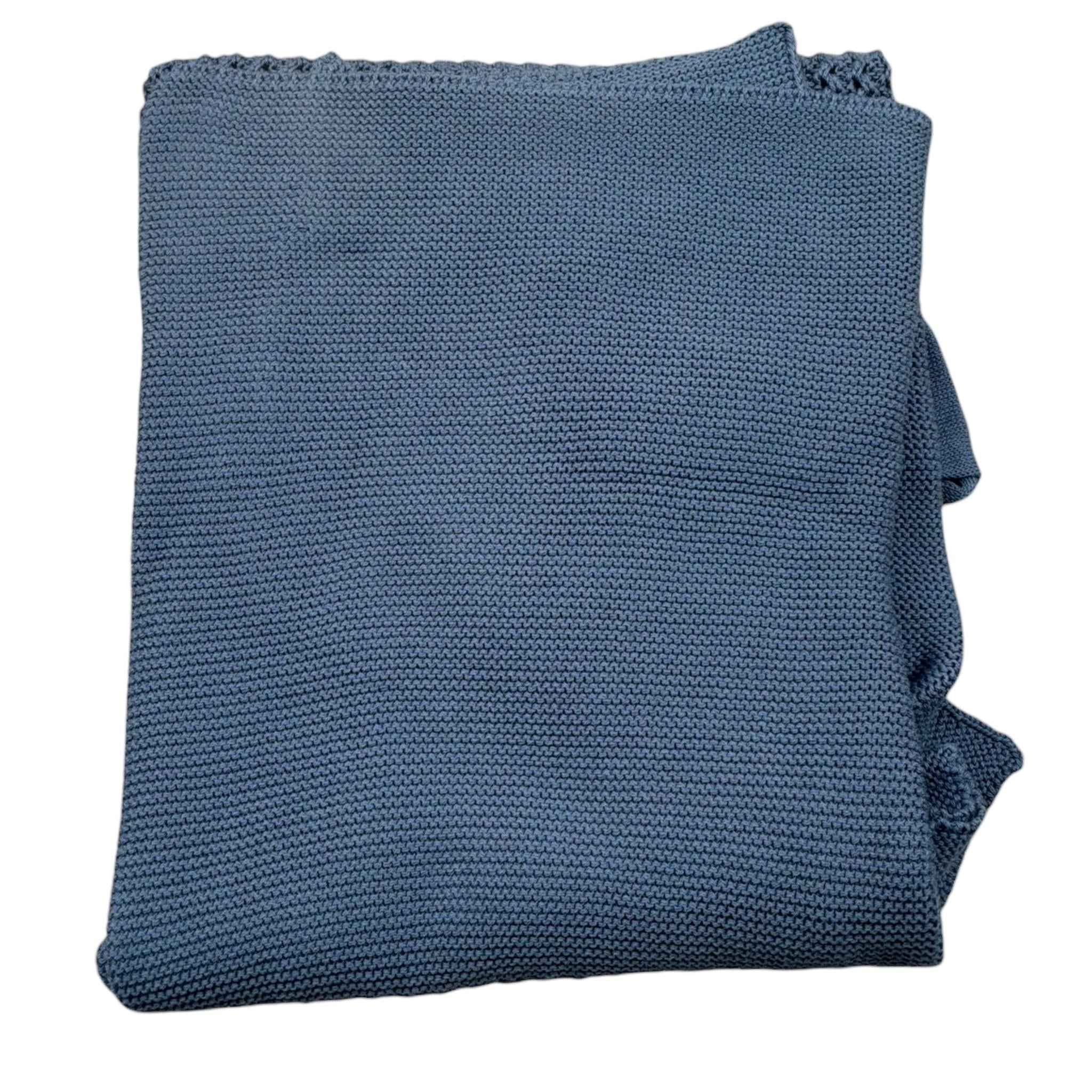 Le Coconne Coperta Tinta Unita con Fiocco per Neonata LCNNNN AZZURRO LE COCONNE 