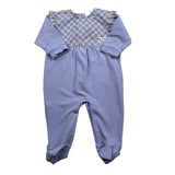Elisabetta Franchi Tutina Manica Lunga Tinta Unita con Stampe per Neonata ENTU51 LILLA ELISABETTA FRANCHI 