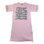 Moschino Abito Felpa Tinta Unita Girocollo con Stampa per Bambina HDV0HU ROSA MOSCHINO 