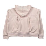 Max Mara Felpa con Zip E Cappuccio Tinta Unita con Logo per Bambina MX0156 ROSA MAX MARA 