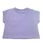 Moschino T-Shirt Girocollo Tinta Unita con Stampa per Bambina HDM06X LILLA MOSCHINO 