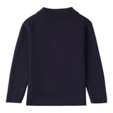 SARABANDA cardigan tinta unita con bottoni Blu per Bambino A106 BLU SARABANDA 