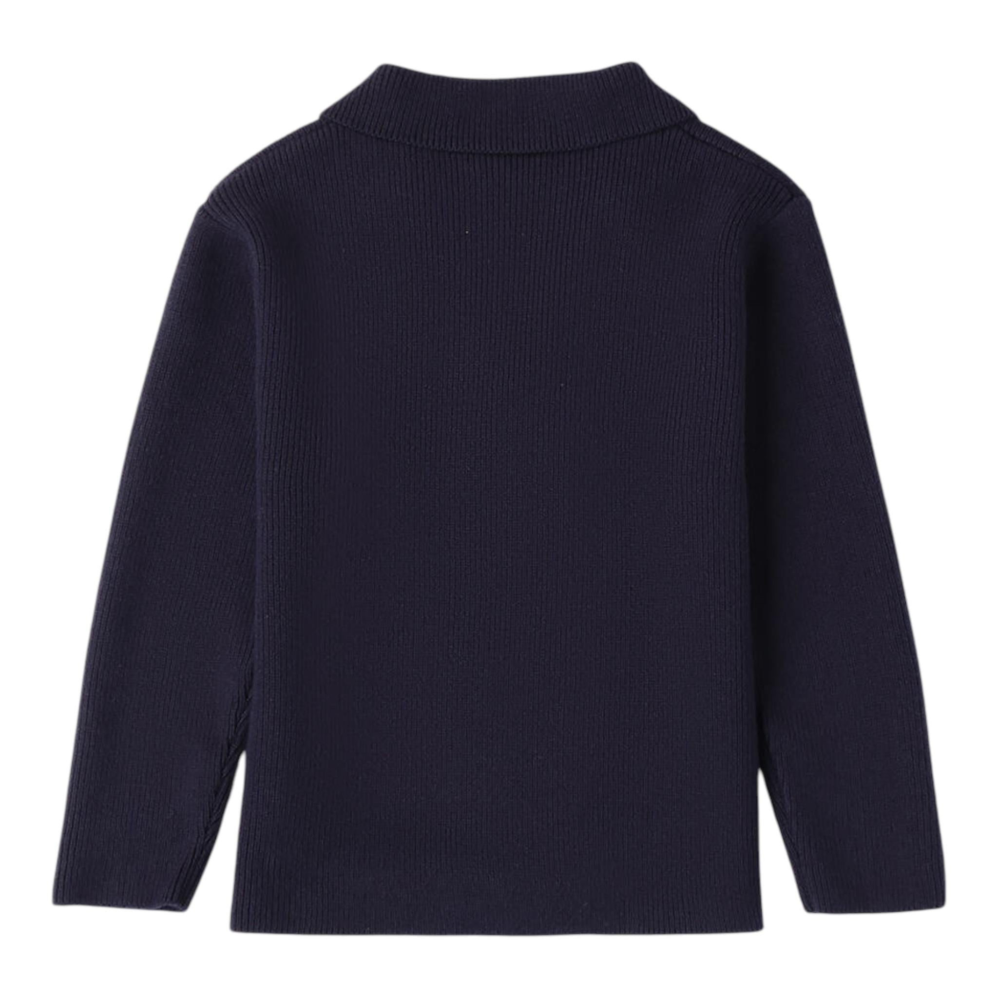 SARABANDA cardigan tinta unita con bottoni Blu per Bambino A106 BLU SARABANDA 
