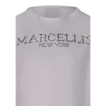 Marc Ellis T-Shirt tinta unita con Stampa Bianco per Bambina JMJTS01208X BIANCO MARC ELLIS 