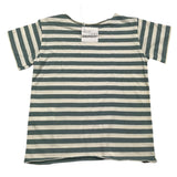 Not Only Monday Cream Striped Pattern T-Shirt For Newborns
