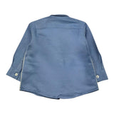 CESARE PACIOTTI camicia tinta unita con stampa Azzurro per Neonato CMP5353B AZZURRO CESARE PACIOTTI 