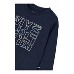 MAYORAL shirt girocollo tinta unita con stampa Blu per Neonato 174NXX BLU MAYORAL 