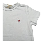 Manuel Ritz T-Shirt Girocollo Tinta Unita con Stampa per Bambino MR3124 BIANCO MANUEL RITZ 