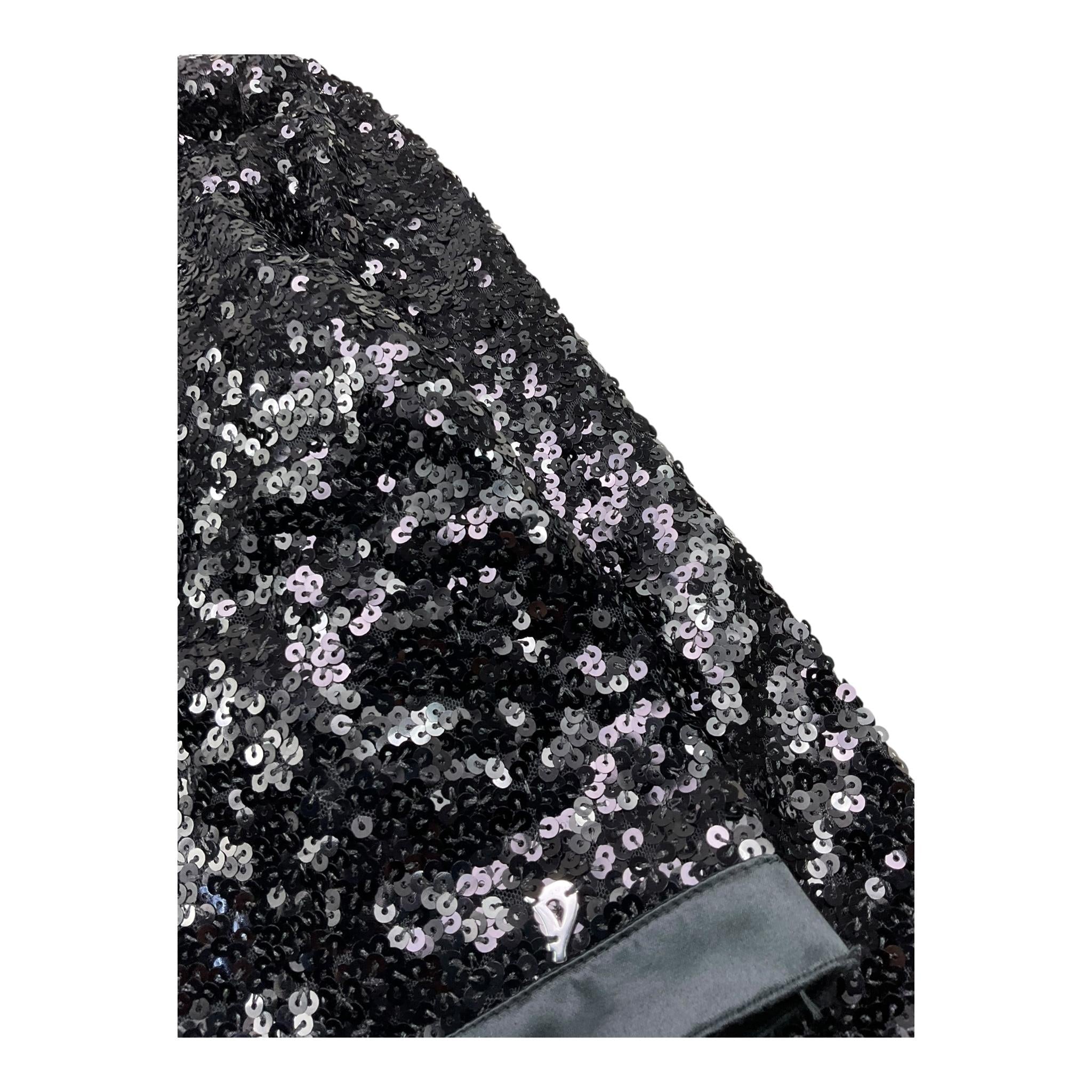 DONDUP maglia con paillettes tinta unita Nero per Bambina DFCA027 NERO DONDUP 