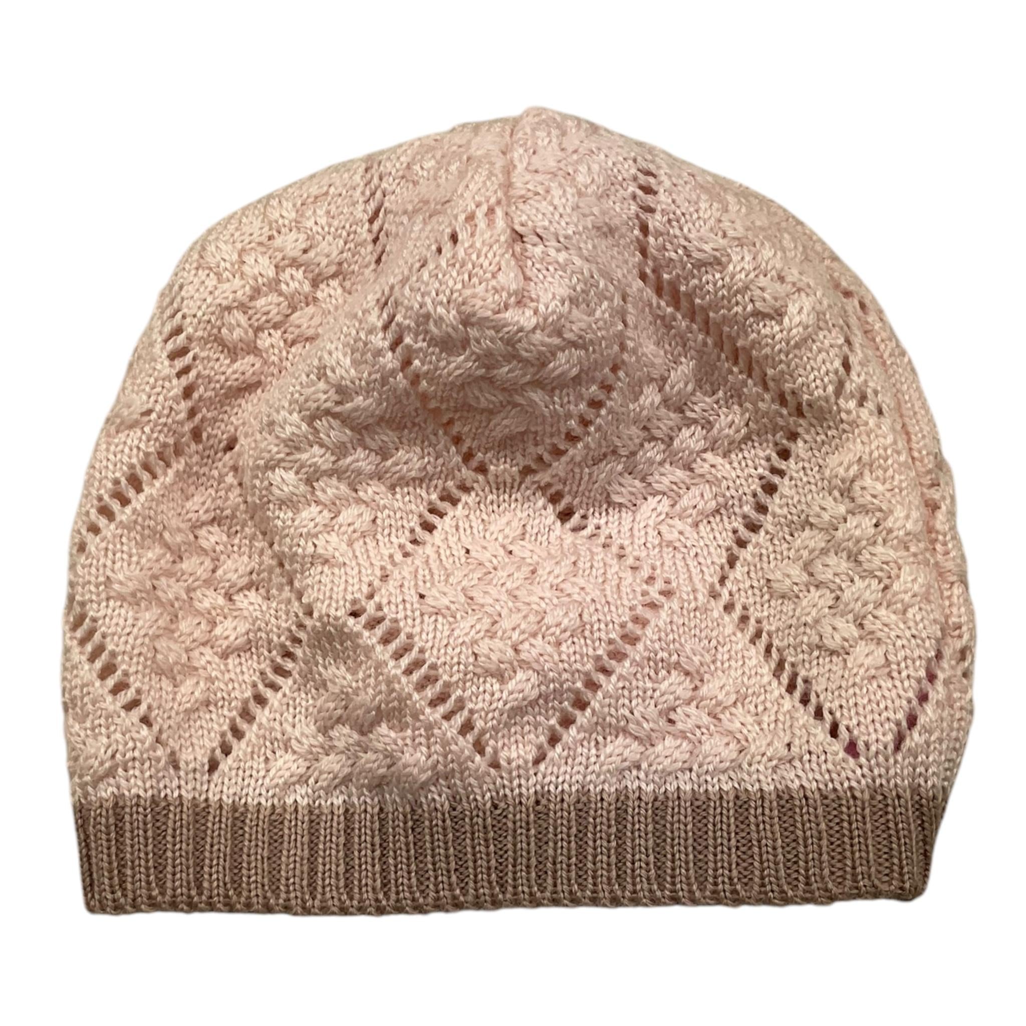 COLORI CHIARI cappello tinta uita con ricami Rosa per Neonata FF787197 ROSA COLORI CHIARI 