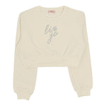 LIU JO felpa tinta unita giricollo Panna per Bambina GF4092F0939 PANNA LIU JO 
