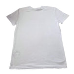 Bikkembergs T-Shirt Girocollo Tinta Unita con Stampa per Bambino BK3153 BIANCO BiKKEMBERGS 