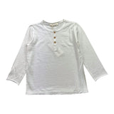 Zhoe &amp; Tobiah Shirt Long Sleeve Crew Neck Solid Color White For Boys