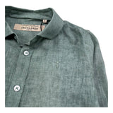 Trussardi Camicia Manica Lunga Tinta Unita per Bambino TBP26129CA VERDE TRUSSARDI 