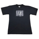 C.P. Company T-Shirt Girocollo Tinta Unita con Stampa per Bambino CQM002 NERO C.P. COMPANY 