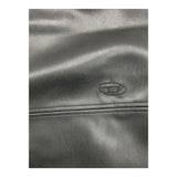 DIESEL salopette tinta unita in ecopelle Nero per Bambina J01937 NERO DIESEL 