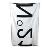 Barrow Kids Two-Tone Beach Towel With White/Black Logo Print For Boys