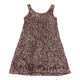 Janice Abito Tinta Unita con Paillettes per Bambina JN750R ROSA JANICE 