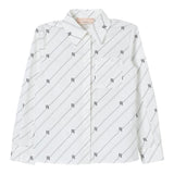 Elisabetta Franchi Camicia Manica Lunga Tinta Unita con Logo per Bambina EGCA035 BIANCO ELISABETTA FRANCHI 