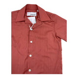 Costumein Shirt Half Sleeve Solid Color Earth For Boys