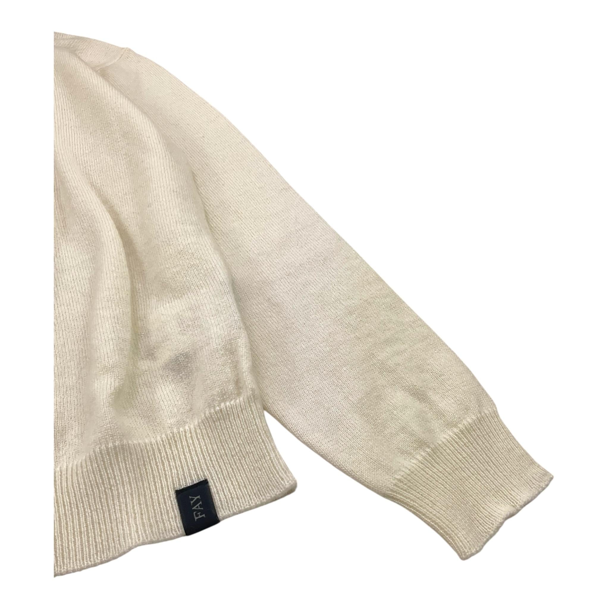 FAY maglia modello dolcevita tinta unita Panna per Bambino FT9P00 PANNA FAY 