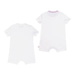 K-Way Set 2 Pagliaccetti Tinta Unita per Neonata K4124VWA BIANCO K-WAY 