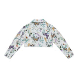 Liu Jo Giubbino Tinta Unita Stampa Fantasia Floreale per Bambina KA5059XX BIANCO LIU JO 