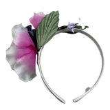 Les Gamins Cerchietto Tinta Unita con Applicazioni per Bambina LG707015 BIANCO LES GAMINS 