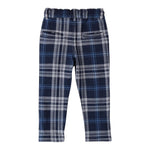 SARABANDA pantalone con elastico in vita fantasia scozzese Blu per Neonato 0A162N BLU SARABANDA 