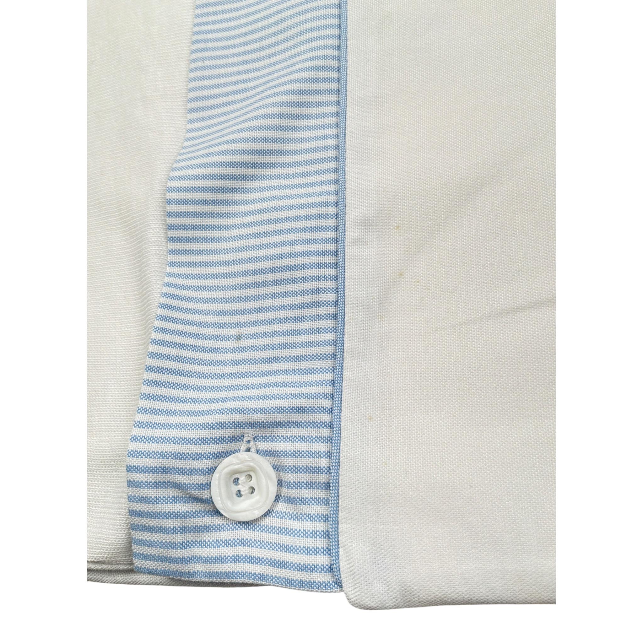 Dolcimonelli Coperta Bicolore con Fantasia A Righe Bianco/Azzurro per Neonato 436203116 BIANCO/AZZURRO DOLCIMONELLI 