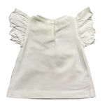 Liu Jo T-Shirt Tinta Unita Girocollo con Stampa per Neonata HA5064 BIANCO LIU JO 