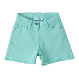 Sarabanda Short tinta unita con Girovita Regolabile Verde Acqua per Bambina 0B222XJ VERDE ACQUA SARABANDA 
