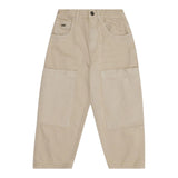Emporio Armani Solid Color Pants With Adjustable Waist Beige For Boys