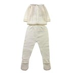 PAZ RODRIGUEZ completo 2pz maglia-ghettina Panna per Neonata 003111836 PANNA PAZ RODRIGUEZ 