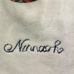 NINNAOH bavetta tinta unita con fantasia scozzese Rosso per Neonata I20310 ROSSO NINNAOH 