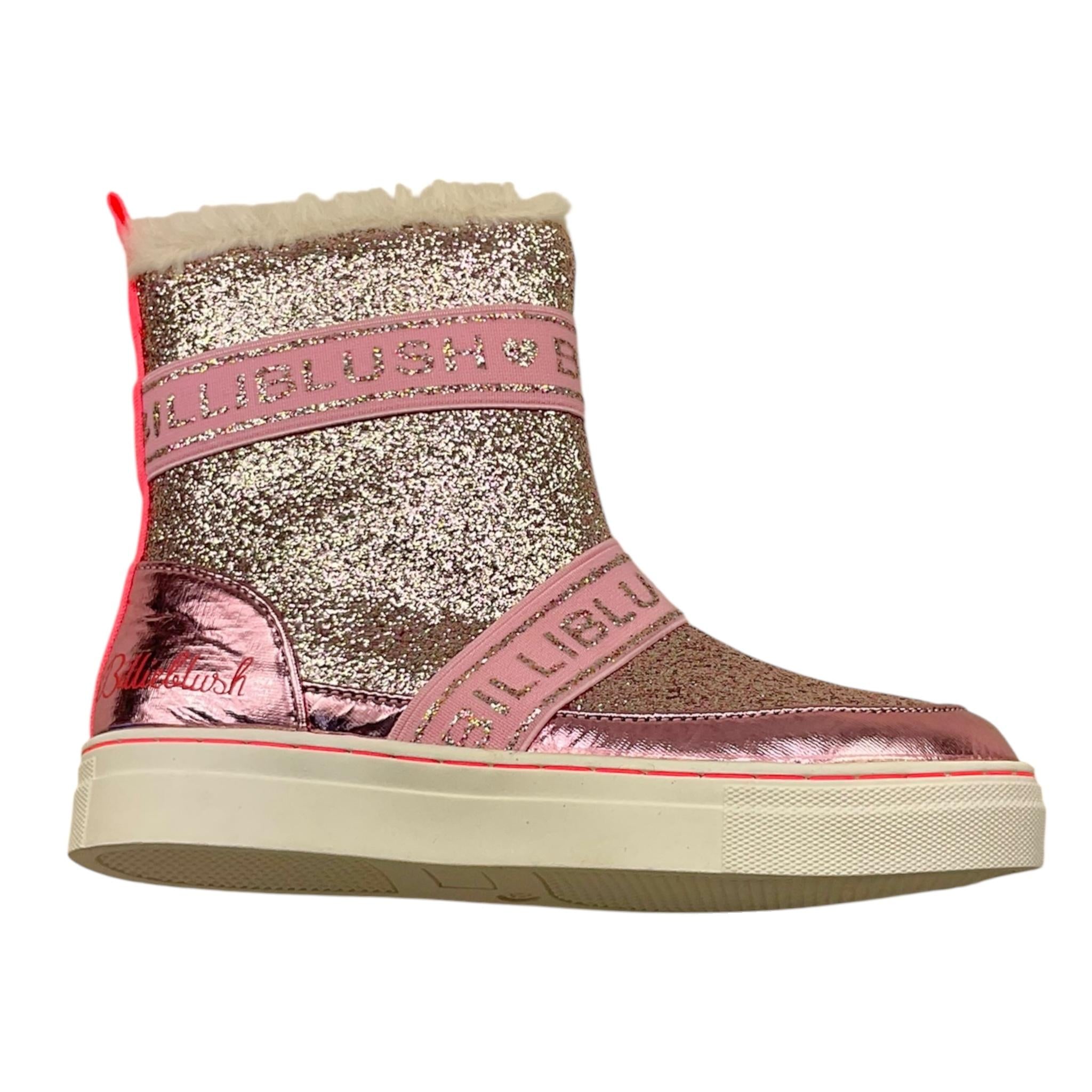 BillIEBLUSH stivali tinta unita con glitter Rosa per Bambina U19332 ROSA BillIEBLUSH 