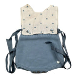 Paz Rodriguez Pagliaccett Giromanica Bicolore per Neonata 022120771 BIANCO/AZZURRO PAZ RODRIGUEZ 