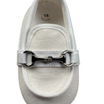 Le Bebe' Mocassino Tinta Unita con Applicazione per Neonato LBB4591 PANNA LE BEBE' 