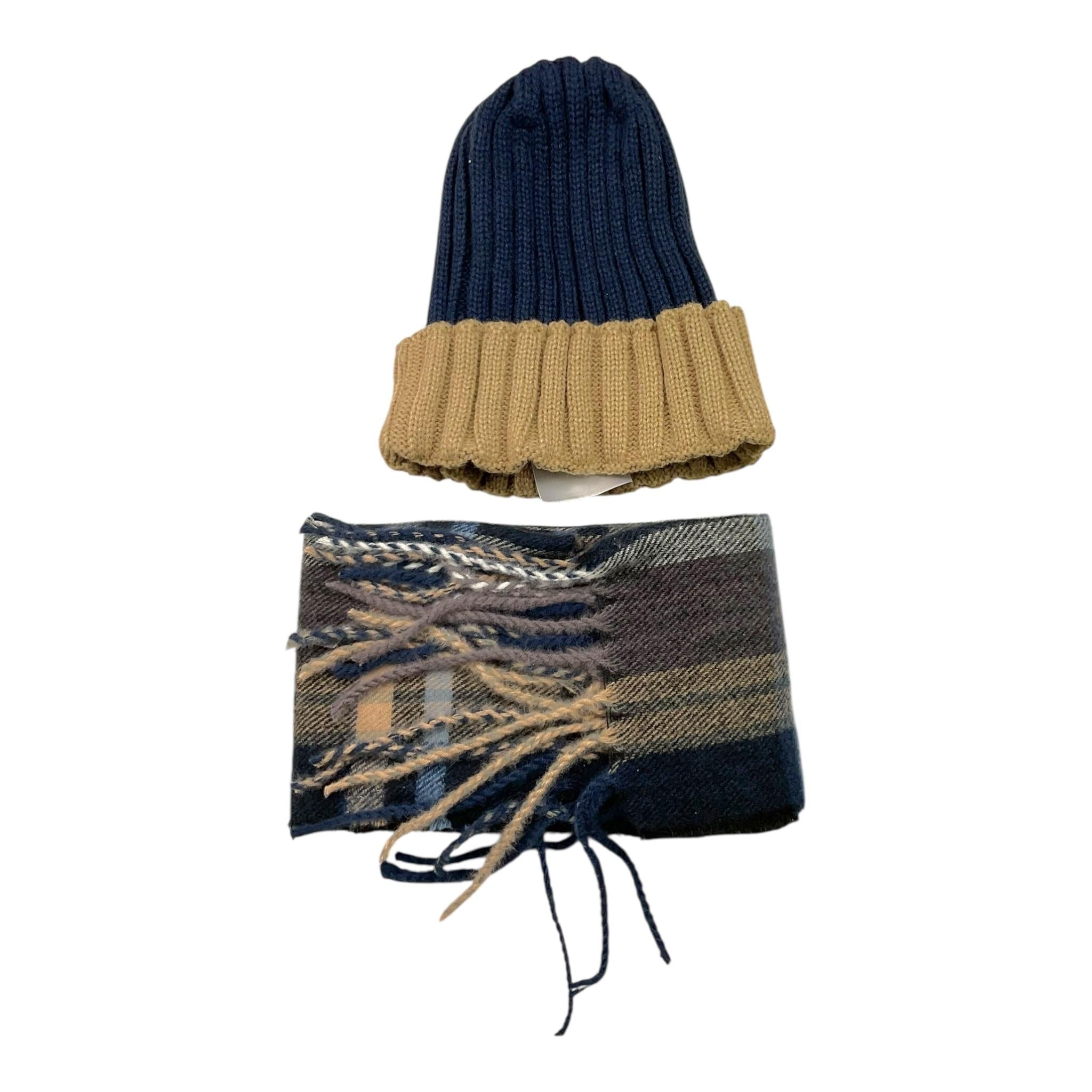 DAN JOHN set cappello-sciarpa con fantasia Blu per Bambino KITD5301 BLU DAN JOHN 