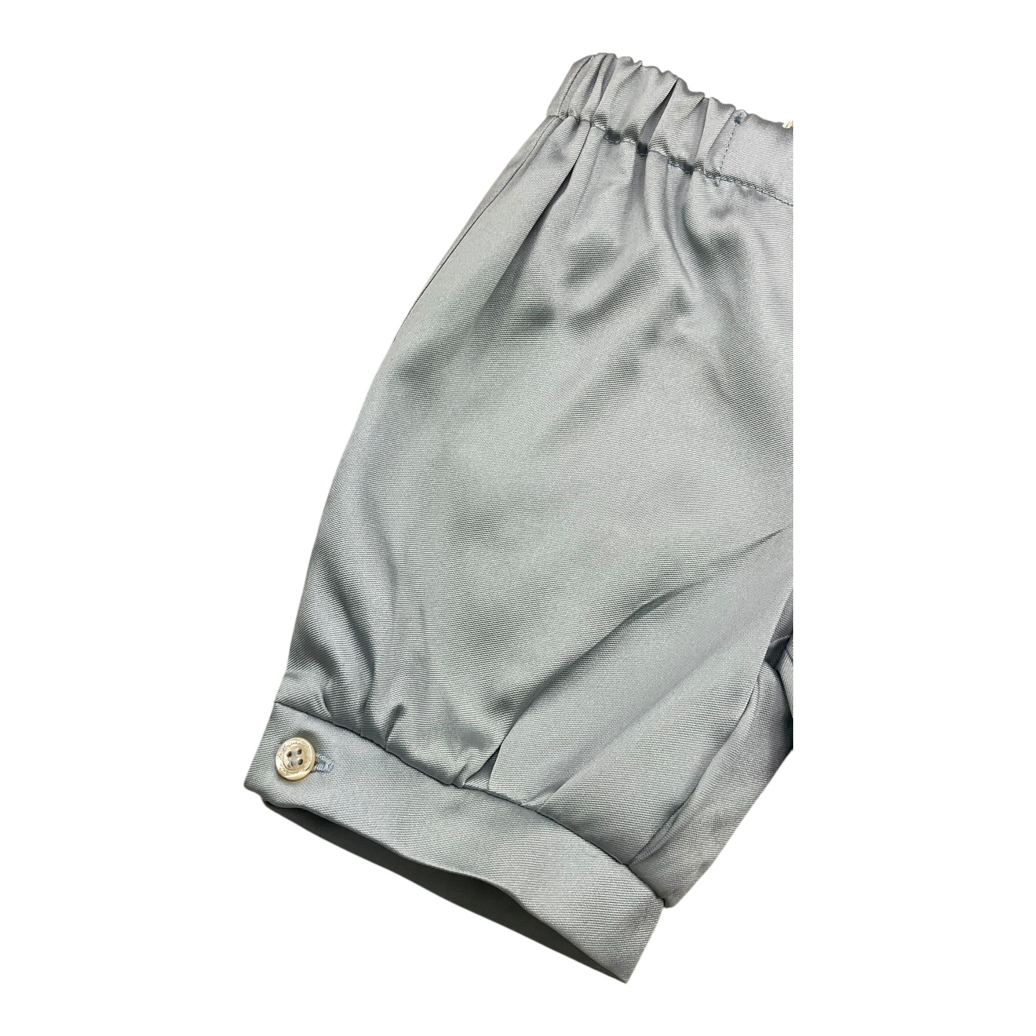 LA STUPENDERIA bermuda tint unita con elastico in vita Azzurro per Neonato CCBR55 AZZURRO LA STUPENDERIA 