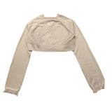 Twinset Solid Color Buttoned Shrug for Girls in Powder