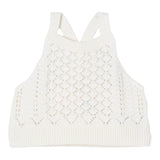 Il Gufo Top Tinta Unita Traforato per Bambina P25TC088EM442 PANNA IL GUFO 