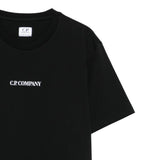 C.P. Company T-Shirt tinta unita con Stampa Nero per Bambino CBM008 NERO C.P. COMPANY 