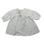 Bamboom+Babies Abito Manica Lunga Tinta Unita In Pizzo Sangallo per Neonata 816 BIANCO BAMBOOM+BABIES 