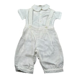 Il Gufo Completo 2 Pezzi Camicie-Salopette per Neonato PATDP521L0014 PANNA IL GUFO 