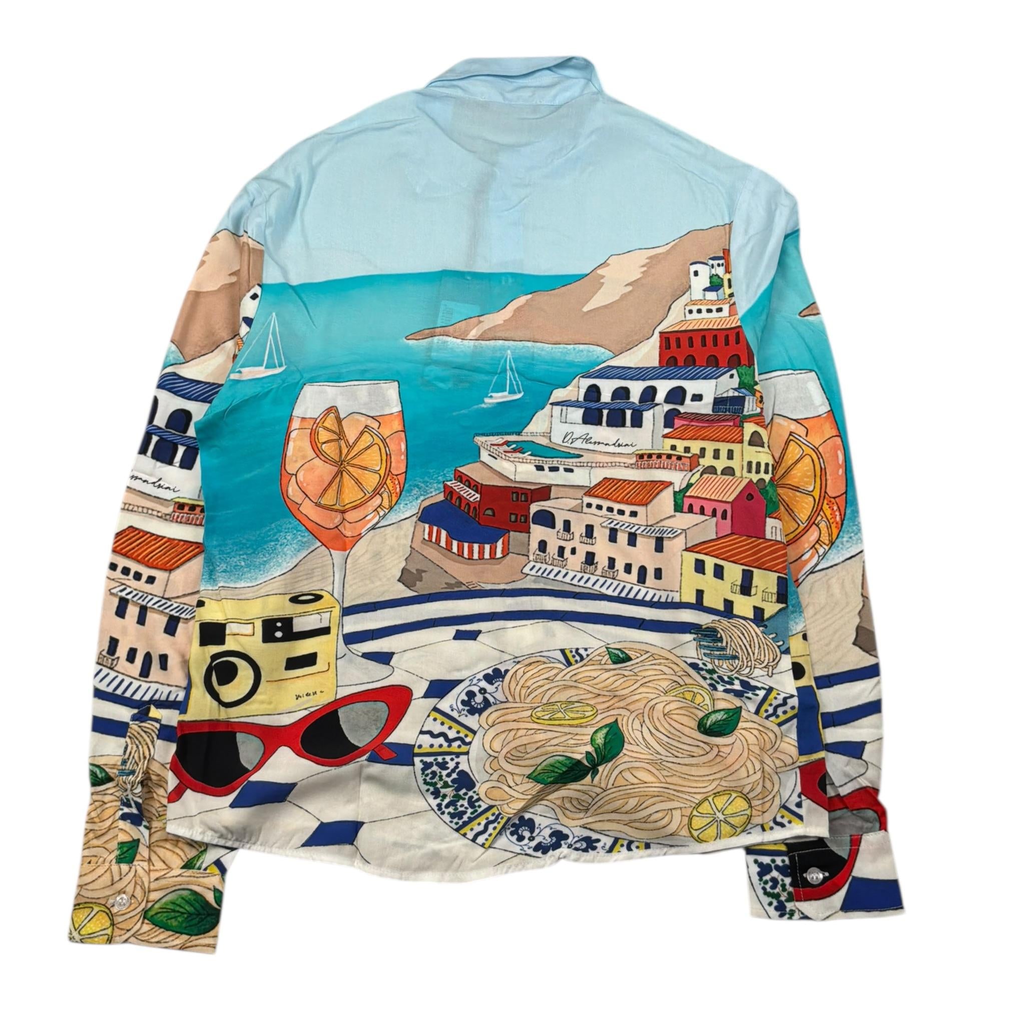 Daniele Alessandrini Camicia Manica Lunga Stampa Fantasia per Bambino 1235C00229XX MULTICOLOR DANIELE ALESSANDRINI 