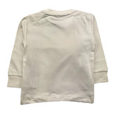 CESARE PACIOTTI shirt girocollo tinta unita con stampa in contrasto Panna per Neonato TSP5315BX PANNA CESARE PACIOTTI 